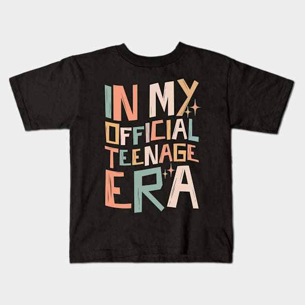 In My Teenage Era Kids T-Shirt by Teewyld